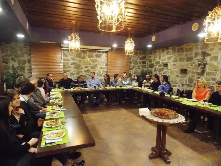 Συνάντηση και κοπή πίτας των εθελοντών του Κοινωνικού Φροντιστηρίου Δήμου Νάουσας